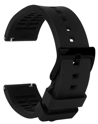 Produktbild von Uhrenarmband Silikon mit Schnellverschluss, 19 mm, wasserdicht, für militärische Uhren
