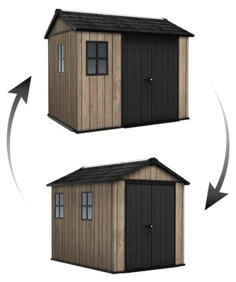 Zdjęcie produktu dla Domek ogrodowy Keter Apex 7,5 x 9 Ashwood, z podłogą