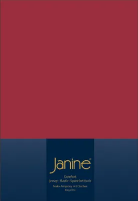 Produktbild von Janine ELASTIC Spannbetttuch 5002  - 200 X 200 granat