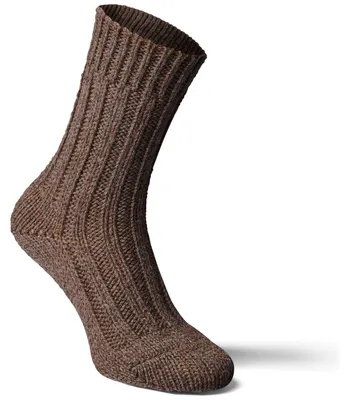 Produktbild von Fellhof Alpaka Uni Socken Dick Dunkelbraun, 2712-DKB - Gr. 35-38