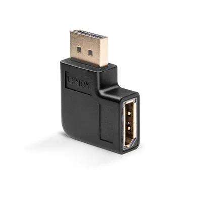 Produktbild von LINDY DisplayPort 1.4 Adapter 90 Grad rechts