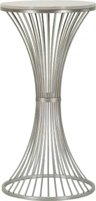 Produktbild von Sitnica Couchtisch 40x40x79h cm, Silber, Rund