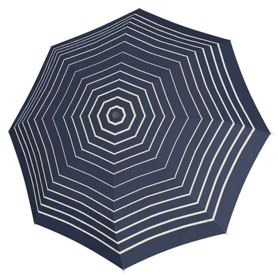 Immagine prodotto di doppler ombrello tascabile ombrello Fiber Magic Timeless Stripes Blue