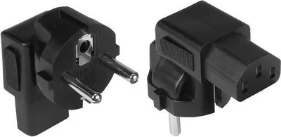 Produktbild von Good Connections Stromadapter Schutzkontakt-St. an C13 gew.