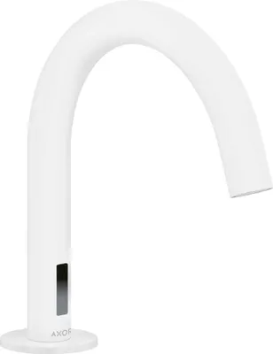 Productafbeelding van Hansgrohe wastafelmengkraan met elektronische bediening, Axor Uno, matwit, artikelnummer 38010700