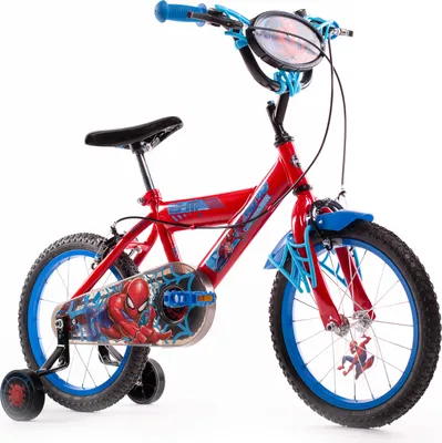 Zdjęcie produktu dla Rower Huffy Marvel Spider-Man 16 cali, rower dziecięcy, rower chłopięcy, od 5 do 7 lat, czerwony