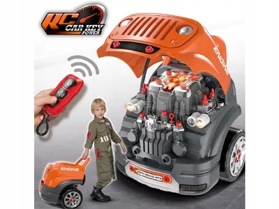 Zdjęcie produktu dla Zestaw mechaniczny, odłączanie silnika samochodowego, warsztat 61 części, pomarańczowy JEEP