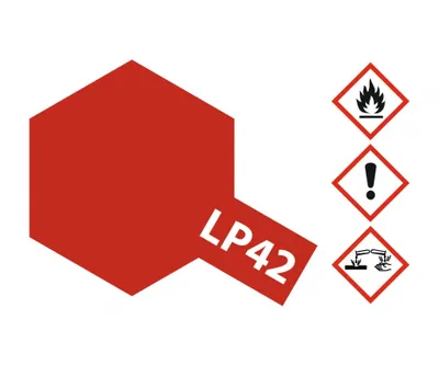 Produktbild von LP-42 Mica Rot glzd. 10ml Kunstharzfarben
