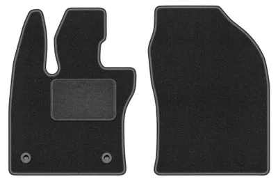 Image de Tapis avant en moquette pour Toyota Prius V 2023- (liftback) – 2 pièces, gris graphite, sur mesure – Wielganizator LUX