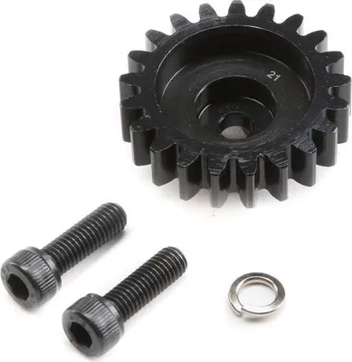 Imagen del producto de Engranaje piñón Losi 21T, módulo 1.5 y accesorios: compatible con el modelo 5ive-T 2.0