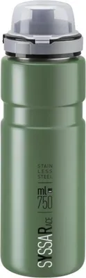 Obrázek produktu pro ELITE Láhev Syssa Race 750 ml zelená matná – robustní nerezová láhev...