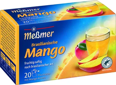 Obrázek produktu pro Meßmer exotický brazilský ovocný čaj s příchutí manga 20s 45g