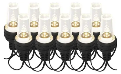 Immagine prodotto di Catena luminosa EMOS LED - 10x lampadine party, 4,5 m, per interni ed esterni, bianco freddo, DCPC08