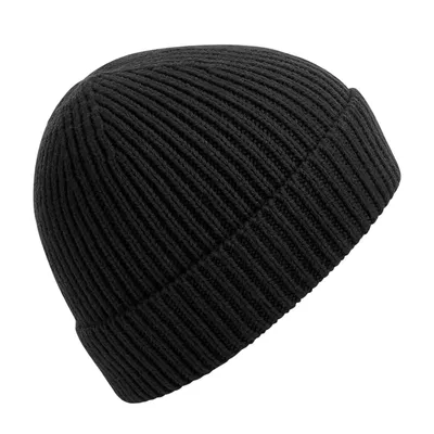 Produktbild von Beechfield Engineer Strick Ripp Beanie PC3939 (Einheitsgröße) (Schwarz)