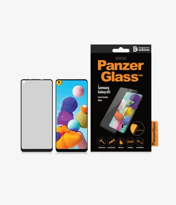 Image de Panzerglass E2E Regular pour Samsung Galaxy A21 - Avec cadre noir