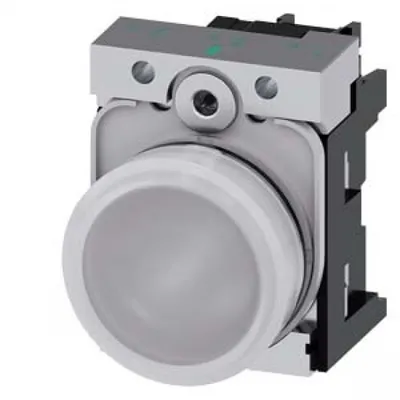 Produktbild von Siemens LEUCHTMELDER, WEISS, Weiß, IP20, CCC, CSA, UL, EAC, CE, 24 V, 2,2 cm