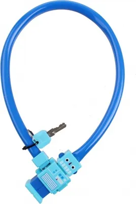 Produktbild von BICYCOOL Kinder Fahrradschloss blau Roboter