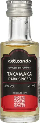 Produktbild von Takamaka DARK SPICED Spirit Drink 38% Vol. 0,02l