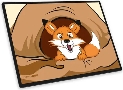 Produktbild von itenga Schreibunterlage V1 - Serie Funny animals - FUCHS