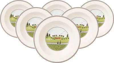 Zdjęcie produktu dla Villeroy & Boch Design Naif salaterka ø 20 cm zestaw 6 sztuk - DS