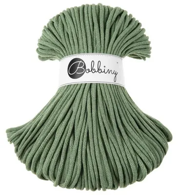Produktbild von Premium Eucalyptus Green Baumwolle Kordels 5mm 100m