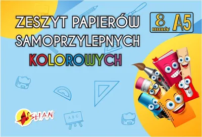 Immagine prodotto di Zeszyt papierów samoprzylepny A5 8k Shan