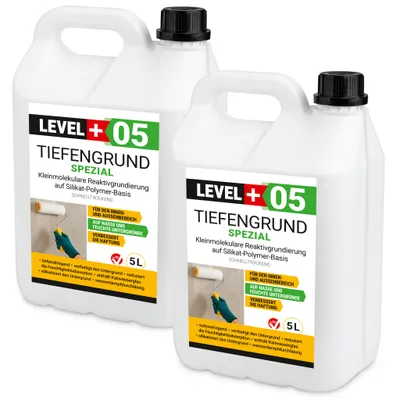 Produktbild von Tiefengrund LF Spezial 10L Wassergläser Grundierung Tiefgrund Wand Boden RM05