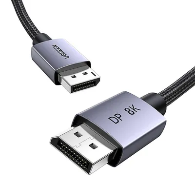 Produktbild von Ugreen DP120 DisplayPort Kabel 8K 1m Schwarz
