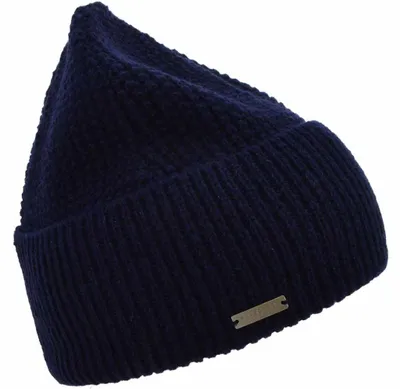 Imagen del producto de Gorro de punto Seeberger, color azul, talla única