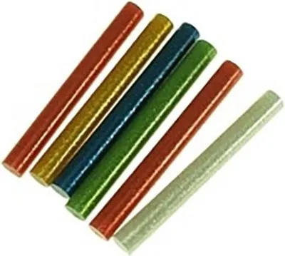Produktbild von 6 x Heissklebestifte 11x100mm Glitzerfarben