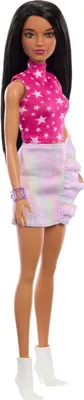 Zdjęcie produktu dla Barbie Fashionistas - różowy i metaliczny Puppe Rock