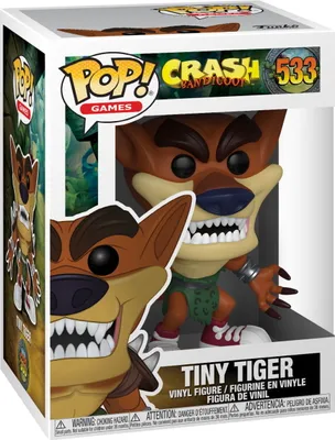 Produktbild von Crash Bandicoot - Tiny Tiger 533 - Funko Pop! - Vinyl Figur