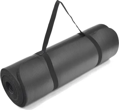 Zdjęcie produktu dla Mata Profit Fitness Pro NBR 180x60x1,5cm czarna DK 2264