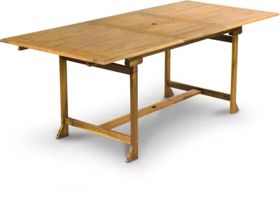 Obrázok produktu pre FIELDMANN FDZN 4104 Stôl, vyrobené z dreva tropickej Akácie, rozmery 150/200x90x75 cm