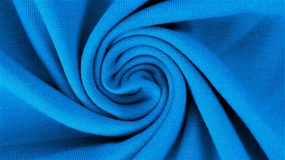 Produktbild von Jersey Yara Aqua Uni 220g/m², 0,5 m, Stoffe Meterware, Baumwolljersey