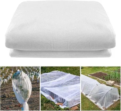 Productafbeelding van Allecta - Tuinwintervlies 1,5m x 10m wit 40 g/m² - Planten winterbescherming - Afdekvlies tuinoppervlak