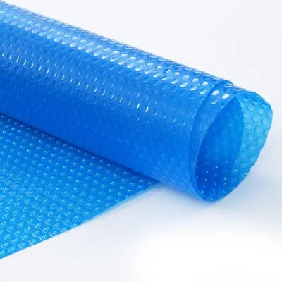 Imagen del producto de Cubierta solar para piscinas, redonda, de 3,05 metros de diámetro, con un grosor de 15 mil, que ahorra energía y es sostenible, apta para piscinas enterradas y piscinas sobre el suelo