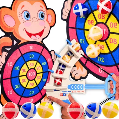 Produktbild von Darts Bogen für Kinder sicheres Spiel Schild Klettverschluss Geschenk Spielzeug