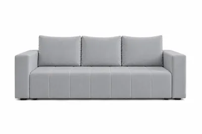 Obrázek produktu pro Sofa MADERA, barva šedá (Hellgrau), potah MONOLIT, moderní rozkládací pohovka, rozměry 232 × 83 x 92 cm, Obrázek vytvořený pomocí AI