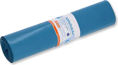 Produktbild von Müllsäcke DEISS Premium Plus 120 L Typ 70 blau Müllbeutel Abfallsack Abfallbeutel