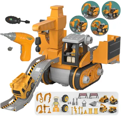 Produktbild von WOOPIE Mega-Baustelle 5-in-1 XXL-Bausatz zum Selberbauen