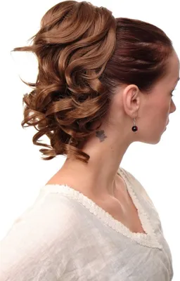 Produktbild von WIG ME UP Haarteil gewellt halblang 1 Kamm + Gummizug Mittelbraun Modell: JL-3023