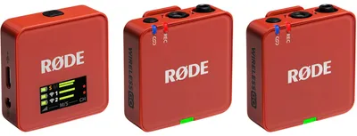 Obrázok produktu pre RODE Wireless GO Gen 3 dunkelrot - Mikrofon