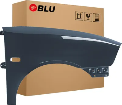 Image de BLU Aile Compatible avec Seat Ibiza Cordoba (6L - III 3. Generation) LC7V Droite Anthrazit BlauAnthrazit | 2002-2008 | Avant | Peint| Prêt à Monter | Acier