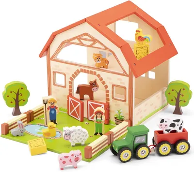 Obrázok produktu pre Classic Toys Drevená súprava farmy
