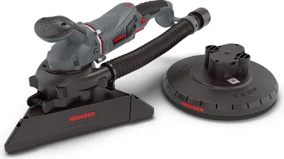 Produktbild von MENZER Trockenbauschleifer TSW 225 mit Wechselkopfsystem inkl. Schleifscheiben-Set