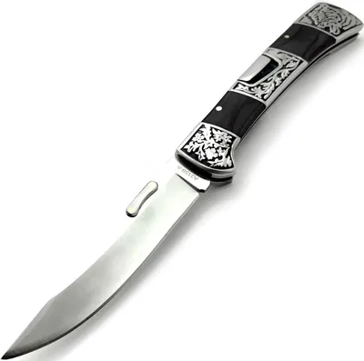 Obrázek produktu pro Outdoorový skládací nůž B3159 - Černá/Stříbrná KP39411