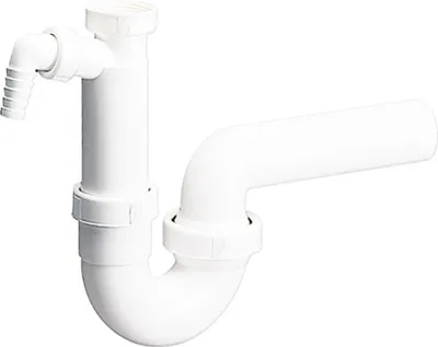 Immagine prodotto di Dallmer Röhren-Siphon 100/1 m 1 Waschgeräte-Anschluss 11/2 xDN 40