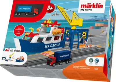 Produktbild von Märklin 72223 My World - Frachtschiff und Hafenkran