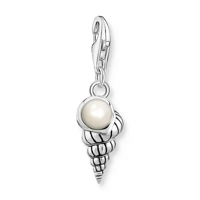 Produktbild von Thomas Sabo Anhänger Charm-Club Muschel Mit Perle Silber